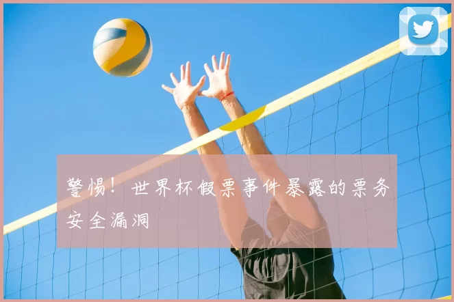 警惕!世界杯假票事件暴露的票务安全漏洞
