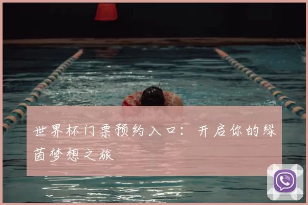 世界杯门票预约入口：开启你的绿茵梦想之旅